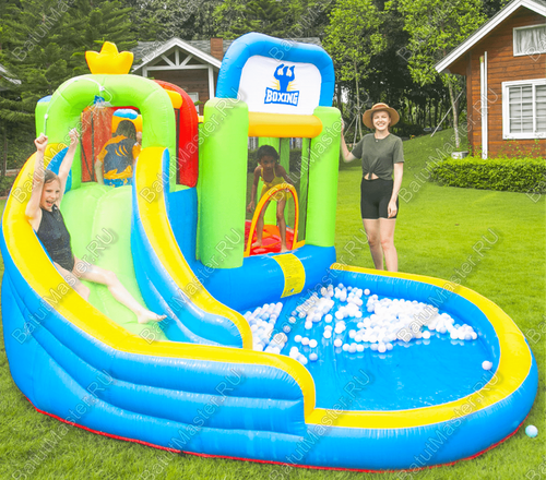 Батут в квартиру "Водная горка" 5,2*4,1*2,25 м