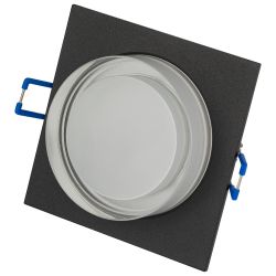 Встраиваемый светильник декоративный ЭРА DK108 BK MR16 GU5.3 черный | Декоративные встраиваемые светильники