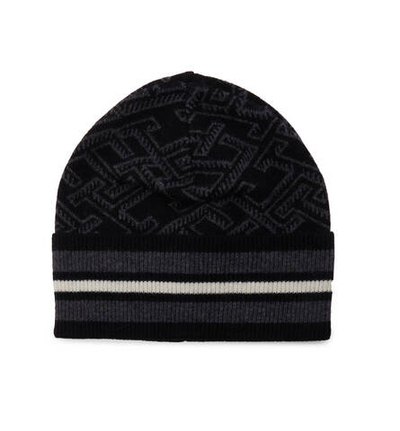 Хлопковая шапка TH MONOGRAM AOP Tommy Hilfiger - черный(AM0AM11499)