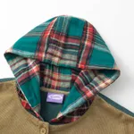 Рубашка YMKASHIX Velvet Button Det зеленая / песочная