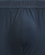 Мужские трусы шорты Atlantic, 1 шт. в уп., микромодал, сине - зеленые, MH-1204