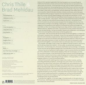 Chris Thile, Brad Mehldau / Chris Thile & Brad Mehldau (2LP)