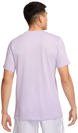 Мужская теннисная футболка Nike Court Dri-Fit Tennis T-Shirt - violet mist