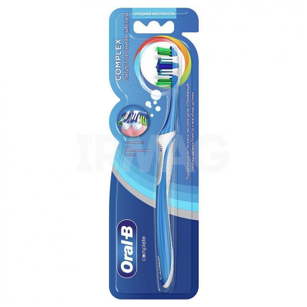 ORAL_B Зубная щетка Complex Пятисторонняя Чистка 40 средняя