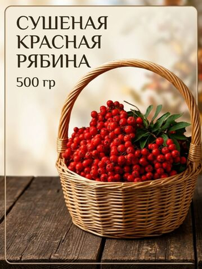 Красная рябина сушеная