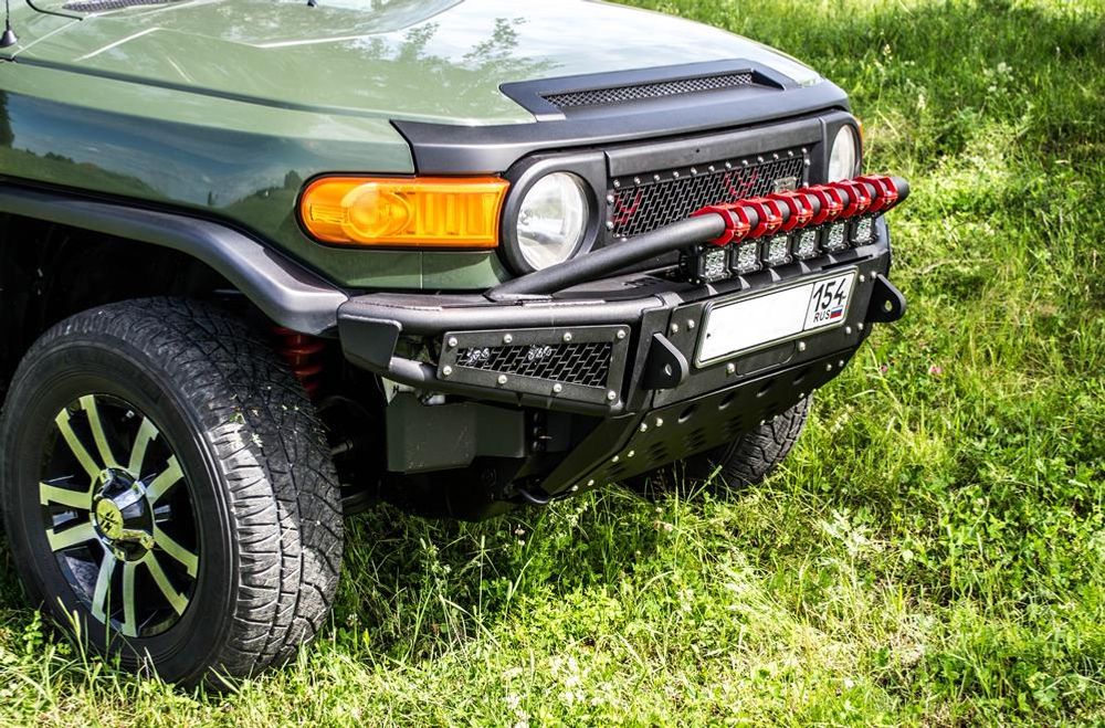 Бампер силовой передний BMS ALFA для Тойота FJ Cruiser 2005-2023