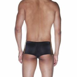 Мужские трусы хипсы черно-золотистые La Blinque LB15566