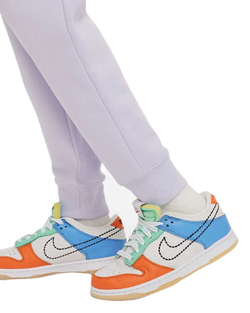 Штаны для девочки теннисные Nike Sportswear Fleece Pant LBR - oxygen purple/white