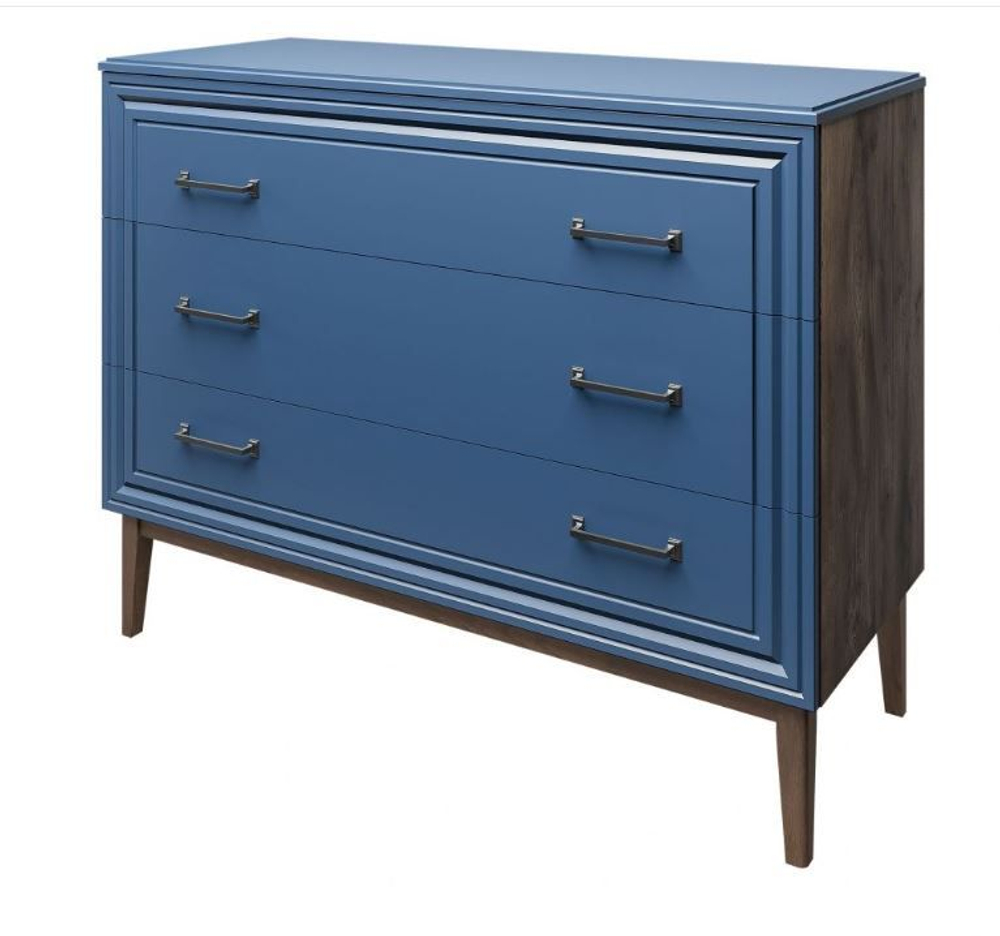 Комод 3 ящика Гориция (ЛАК САПФИРОВЫЙ)
