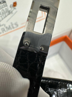 Сумка Hermes из кожи крокодила 19 см