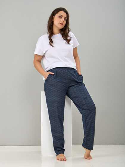 Брюки Б-18/синий-пиксель