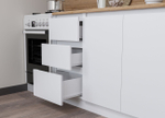 Кухонный гарнитур 2м модульный Белый,200х215 см Мори ДСВ Мебель