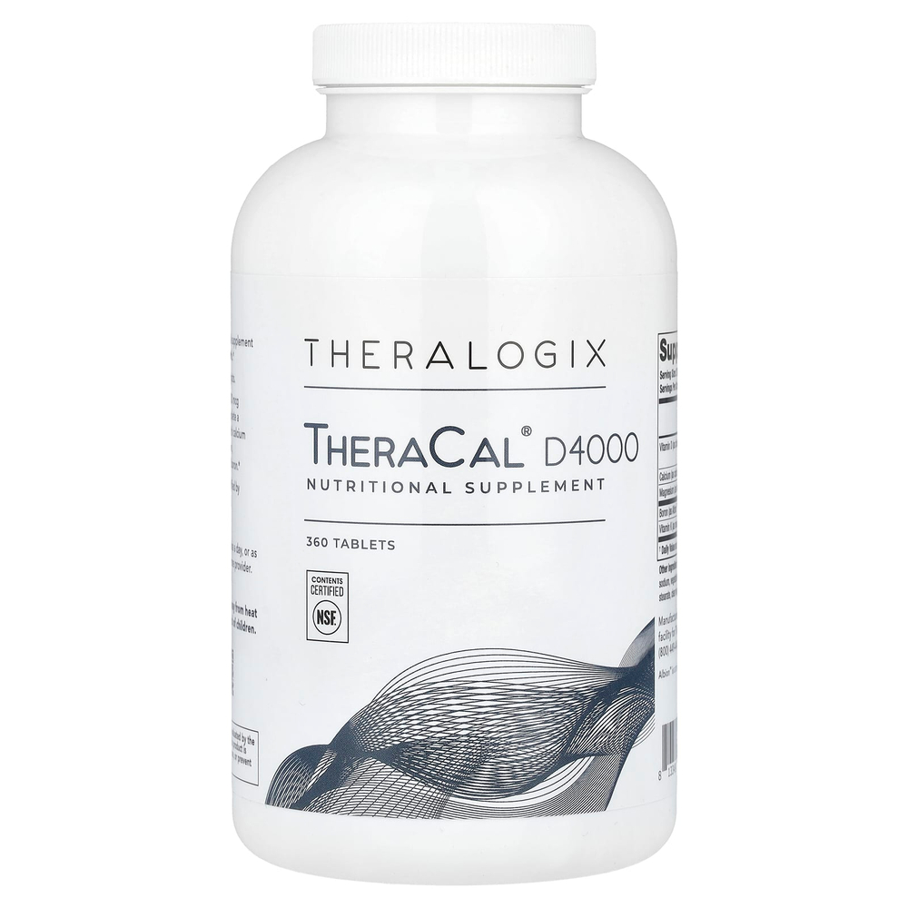 Theralogix, TheraCal D4000`` 360 таблеток