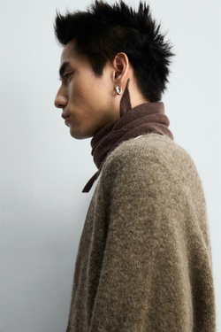 ZARA ККАРДИГАН СВОБОДНОГО КРОЯ — LIMITED EDITION, КОРИЧНЕВЫЙ