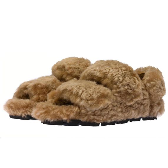 Miu Miu Strap Sandal 'Brown'