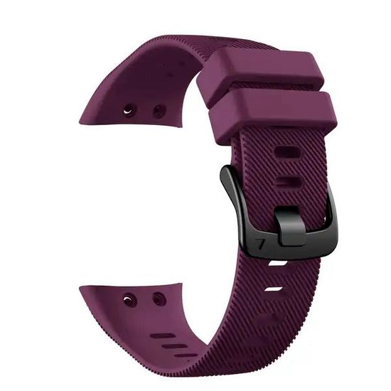 Ремешок для Garmin Forerunner 45 / Garmin SWIM 2 силиконовый (Сливовый)