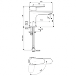 Смеситель Ideal Standard CERAFINE MODEL O BC697AA для умывальника