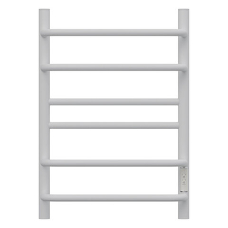 Полотенцесушитель электрический Point Сатурн PN90846W П6 400x600 диммер справа, белый