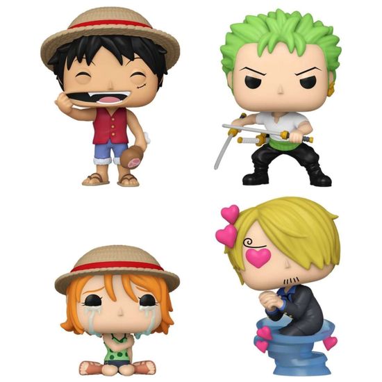 Фигурка Funko POP! Animation One Piece Refresh Luffy/Zoro/Nami/Sanji (EMEA) (Exc) 4PK 84472 / Фигурка Фанко ПОП! по мотивам вселенной "Ван Пис"