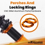 Maxpeedingrods 24 Way Damper Coilover Shock Strut подходит для автомобиля BMW 3 2-door Convertible (E46) 00-07 lowering kit