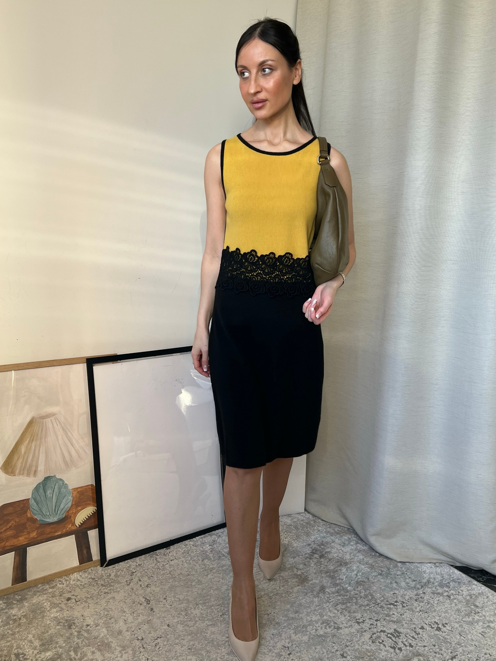 Шерстяное платье Luisa Spagnoli, S