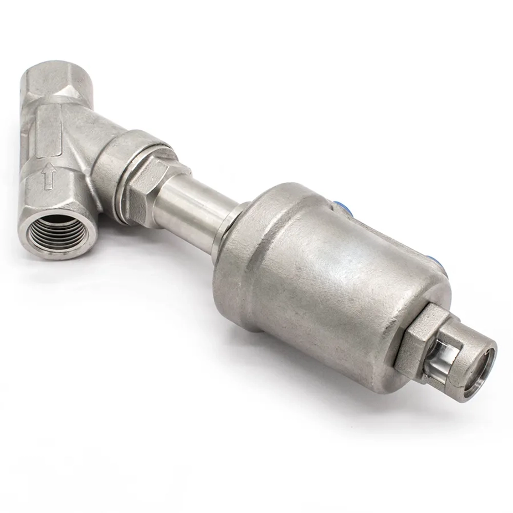 Клапан седельный отсечной DN15 - G1/2 нерж. AISI 304 - 2/2 НЗ