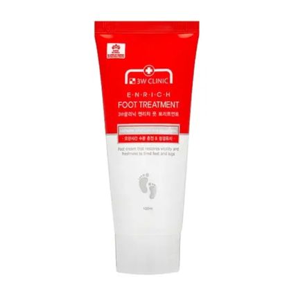 Лечебный крем для ног 3W Clinic Foot Treatment, 100 мл.