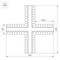 Коннектор X-образный Arlight SL-Linia32-Fantom 030099