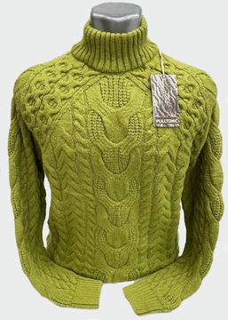 Pulltonic из шерсти и кашемира "Узорный" Размеры (50-54)