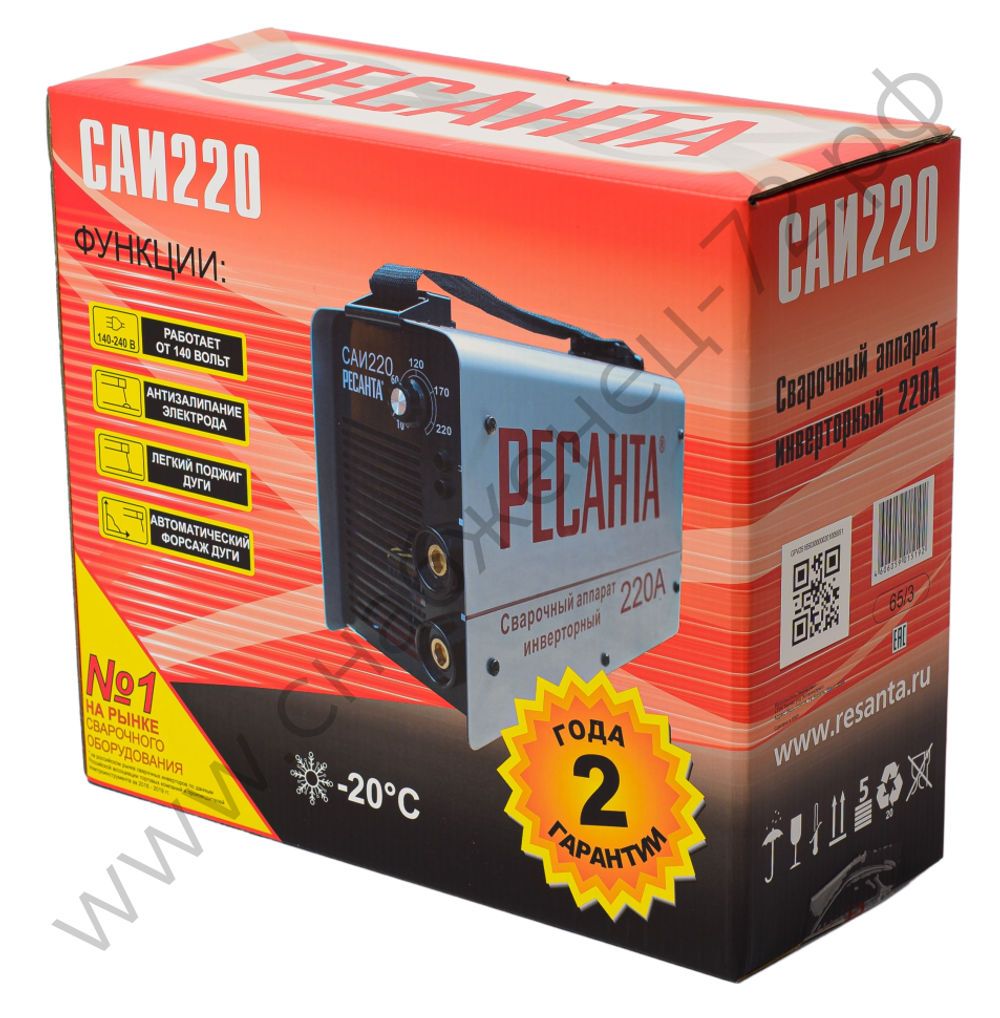Сварочный аппарат РЕСАНТА САИ-220 в кейсе