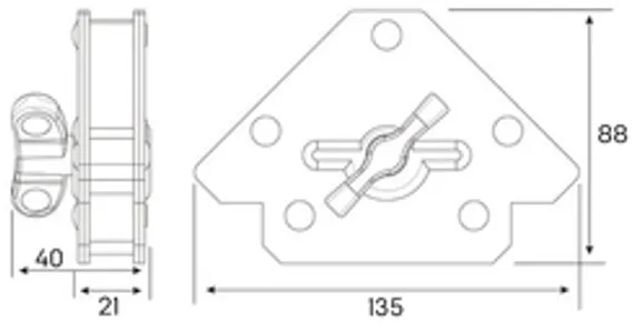 Лепестковый торцевой круг Karnasch Ø75 мм, Р120, ZIRCONIUM FLEX-ELAST MINI, артикул 12.1080.075.120