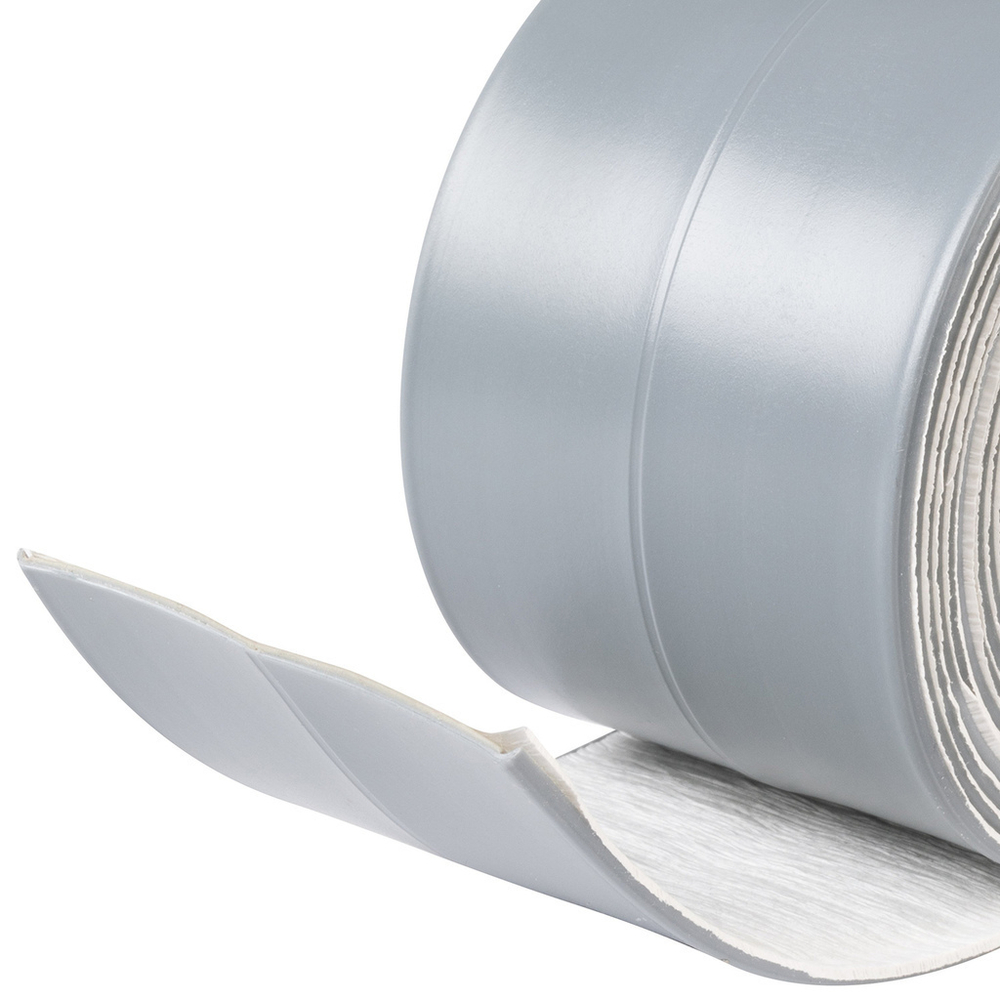 Лента бордюрная самоклеящаяся Аккурат 60мм*3,35м СЕРАЯ