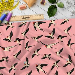 Ткань премиум Оксфорд 600D ласточки в полете