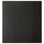 Дверь - LAPPVIKEN  IKEA/ ЛАППВИКЕН ИКЕА, 64х60 см, черный