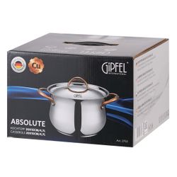 Кастрюля из нержавеющей стали Gipfel Absolute 2753 20 см/4,7 л