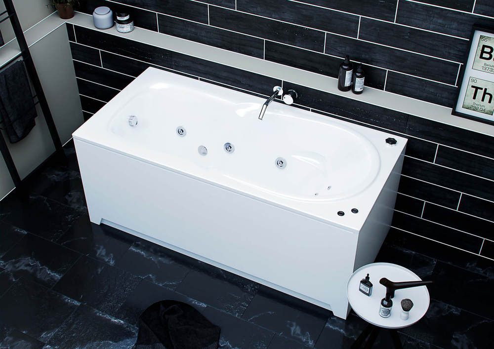 Акриловая ванна Aquatek (Акватек) Леда 170x80 с каркасом