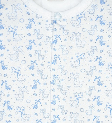 Комбинезон Мини Жирафики (голубой)