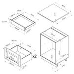 Кухня 200 см Венесуэла из массива сосны (5 модулей) со столешницей, в прозрачном лаке
