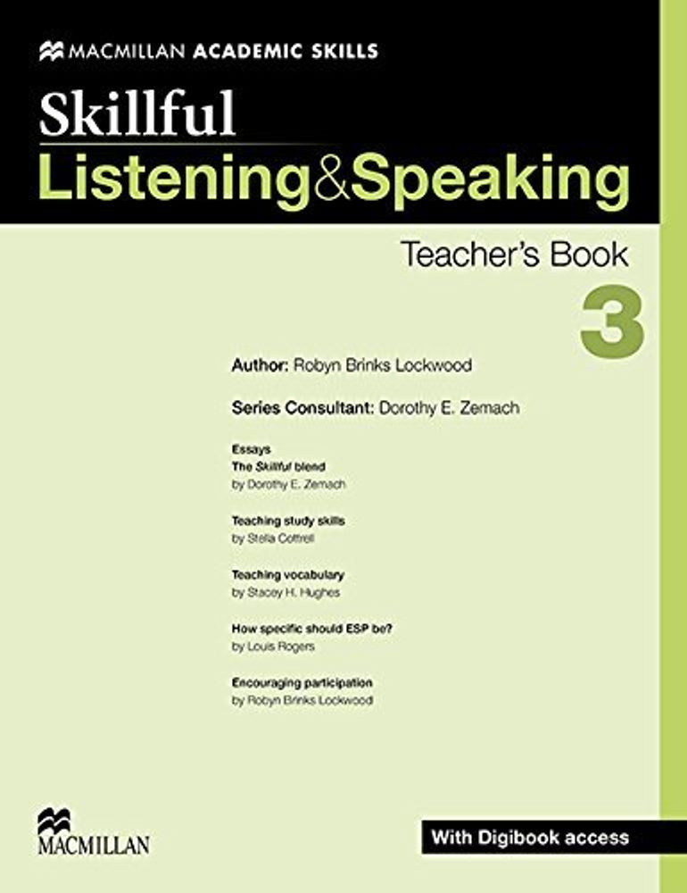 Skillful 3 List&amp;Speak книга для учителя (TB +Digibook +CD)