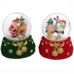 Снежный шар «Новогодний лес» 6,5 см, микс