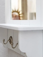 Зеркало настенное с полкой "Прованс"