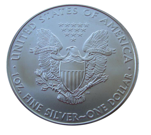 США 1 доллар 2010 Шагающая свобода Американский орел СЕРЕБРО 2