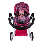Коляска для куклы лежачая, пакет FL9138