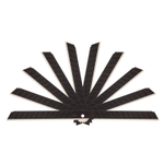 Лезвия запасные DELI для канцелярских ножей, черное, 9 мм (10 шт/упак)