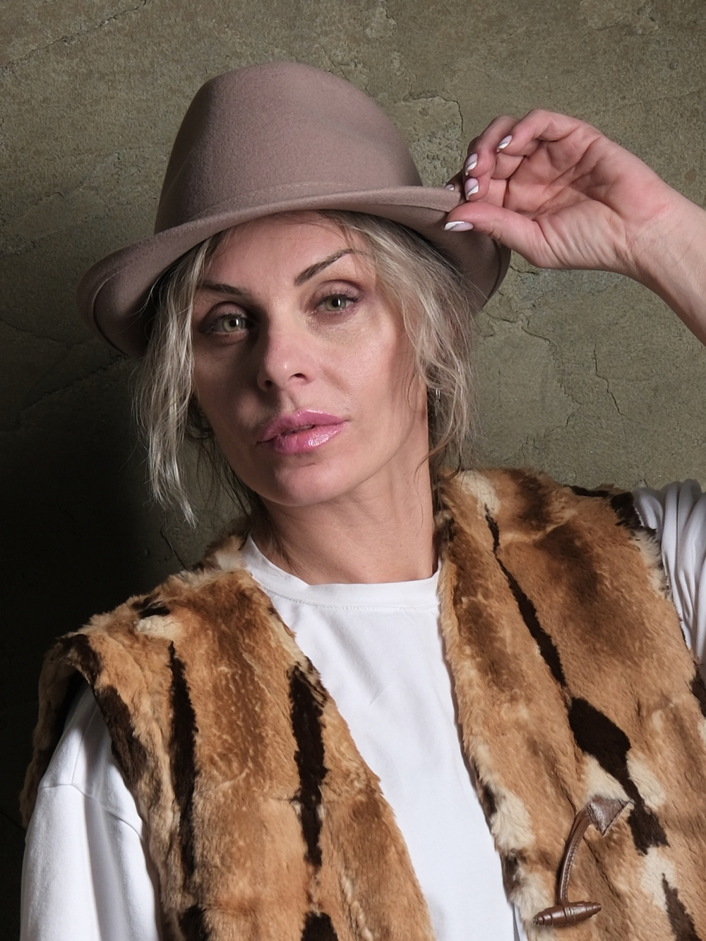 Шляпа /фетр /капучино