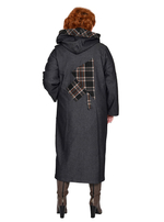 Плащ из джинсовой ткани Графит