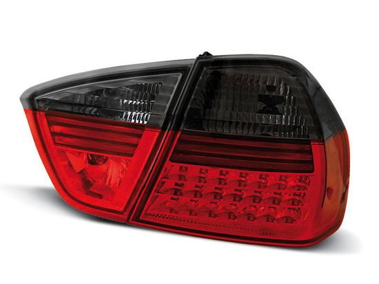 Задние фонари Bmw 3 E90 red smoke led