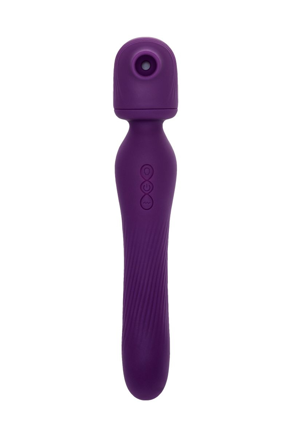 Фиолетовый универсальный стимулятор Kisom - 24 см.