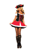 Платье адмирала (Размер: M-L) (Цвет: черный с красным)