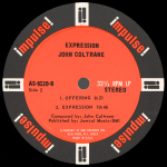 John Coltrane - Expression - Unplayed, US OG Impulse Stereo